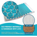 linen cotton combo acupressure mat pillow